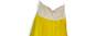 Womens Yellow Strapless Asymmetrical Hem Beaded Mini Dress Size 3X image number 4