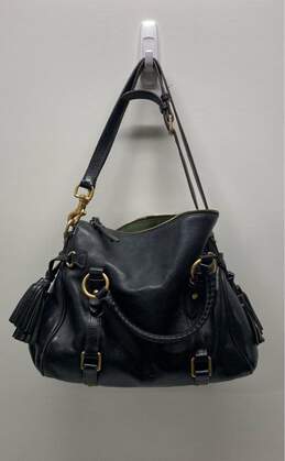 Dooney & Bourke Florentine Black Leather Shoulder Satchel Bag alternative image