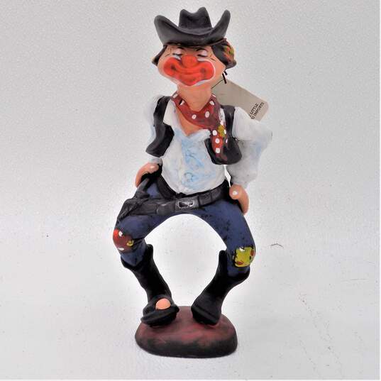1977 Enesco Annette Little Cowboy Circus Clown Pottery Figurines image number 10