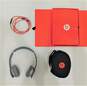 Working Purple & Silver Beats By Dr Dre Over Ear Headphone W/ Cord & Case IOB image number 3