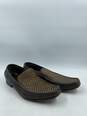 Authentic Louis Vuitton Brown Calf Hair Loafers M 10 image number 3