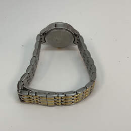 Designer Bulova Two-Tone Round Rhinestone Stainless Steel Analog Wristwatch alternative image