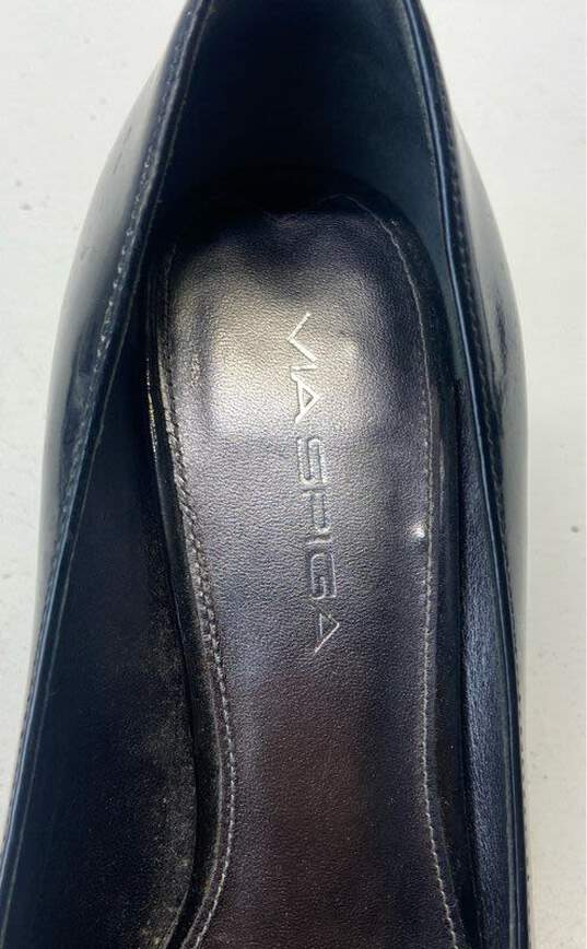 Via Spiga Patent Leather Pointed Toe Heels Black 8.5 image number 6
