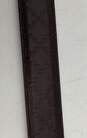 Gucci Men's Dark Brown Leather Diamante Belt Pin Buckle image number 6