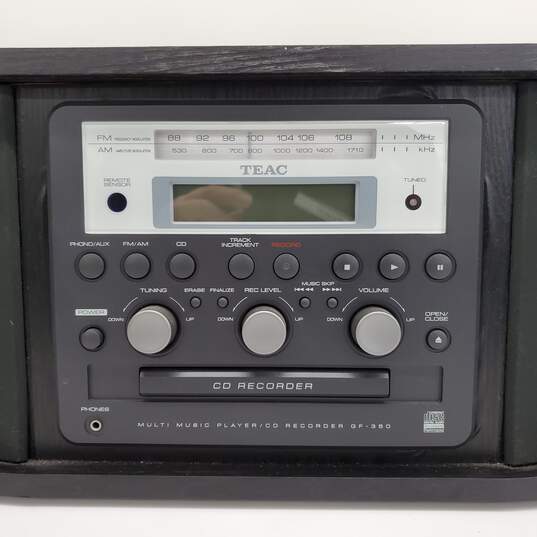 TEAC Model GF-350 Turntable/Tuner/CD Recorder System w/ Remote UNTESTED P/R image number 6