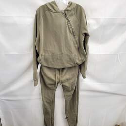 Tuxy Men's Putty Green Lightweight One Piece Lounge Suit Size Large