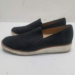 Franco Sarto Black Leather Loafers Shoes Women's Size 10 M alternative image