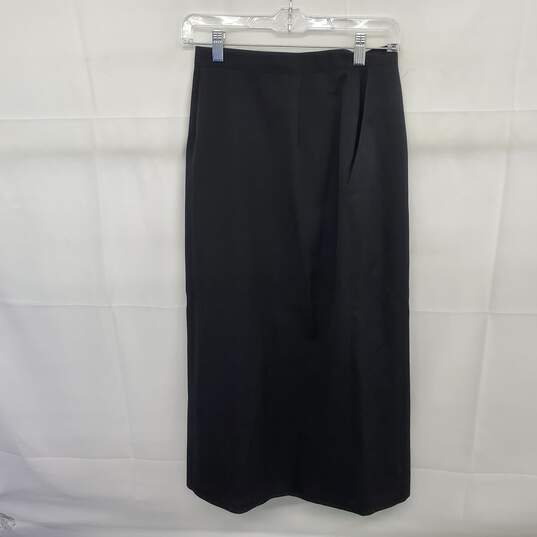 Christian Dior Separates Black Wool Skirt Women's Size 6 AUTHENTICATED image number 2