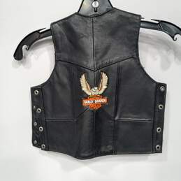 Harley Davidson Kids Leather Vest alternative image