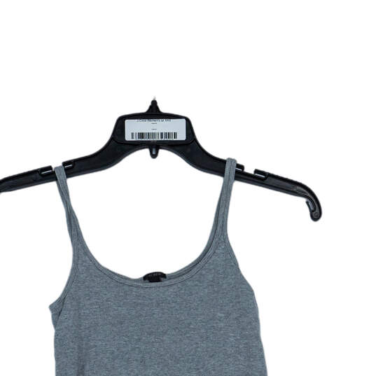 Womens Gray Spaghetti Strap Scoop Neck Stretch Camisole Tank Top Size XXS image number 3