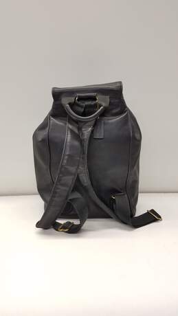 Vintage COACH 0529 Black Leather Large Backpack Bag alternative image