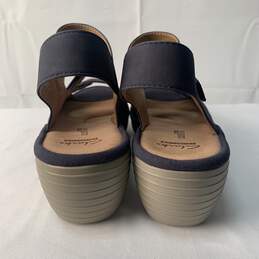 Clarks Collection Navy Wedges, Sz. 8M alternative image