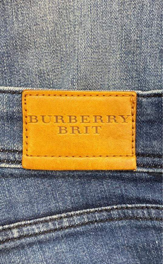 Burberry Brit Blue Cropped Skinny Jeans- Size 26 image number 3