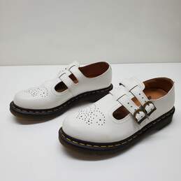 Dr. Martens Women's White Loafer 8065 Smooth Leather Mary Jane Shoes Size 9 alternative image