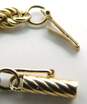 14K Yellow Gold Chunky Rope Chain Necklace for Repair 7.5g image number 3
