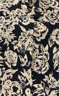 Brooks Brothers Women's Black Floral Button Front Skirt- Sz 8 image number 4