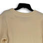 NWT Mens Tan Knitted Long Sleeve Crew Neck Pullover Sweater Size Large image number 4