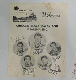 Chicago Blackhawks Autographed Lot alternative image