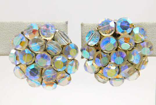 2 Pairs - VNTG Vogue Fashion Clip Earrings image number 6