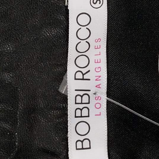 Bobbi Rocco Women Black Pleather Skirt S NWT image number 4