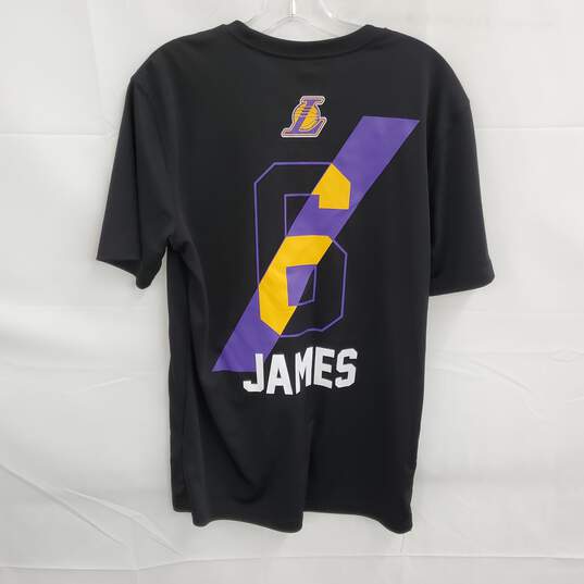 NBA LA Lakers LeBron James Double Sided Shirt Size S image number 2