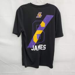 NBA LA Lakers LeBron James Double Sided Shirt Size S alternative image
