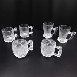 1993 The FlintStones McDonald's RocDonald's Glass Mugs Lot of 6