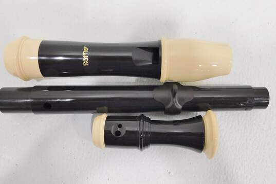 Aulos Brand Alto Recorder w/ Soft Case and Accessories image number 3