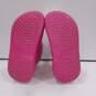 Hot Pink Crocs Unisex Platform Boots Size M3W5 image number 5