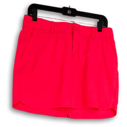 NWT Womens Pink Flat Front Slash Pocket Stretch Skort Skirt Size 6