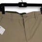 NWT Mens Gray Flat Front Slash Pocket Golf Chino Shorts Size 34 image number 3
