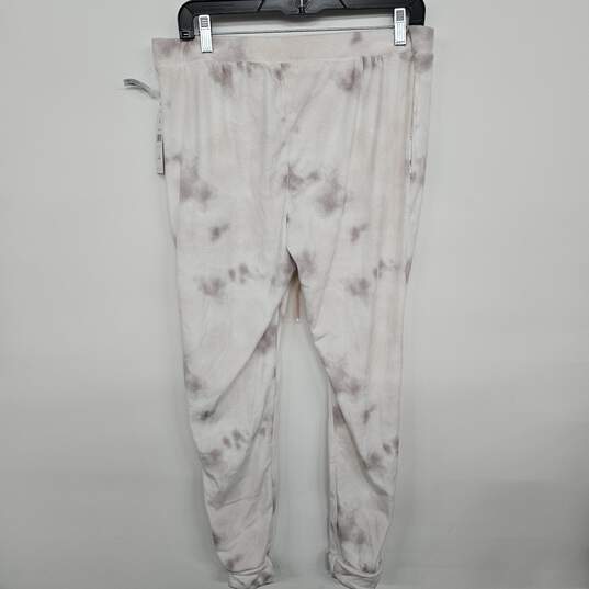 Pink Tie Dye Fuzzy Joggers image number 2