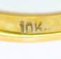 Fancy 10K Yellow Gold 0.28 CTTW Diamond Ring 1.9g image number 4