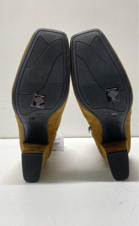 Liz Claiborne Karder Brown Ankle Zip Heel Boots Shoes Size 11 M image number 5