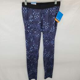 Wm Columbia Omni-shade Blue Capri Polka Dot Legging Yoga Pants Sz S/P