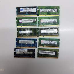 Lot of 10 Mixed PC3 DD3 Laptop Memory Ram #2