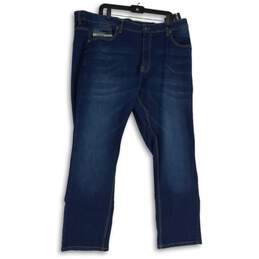 NWT Ecko Unltd. Mens Blue Denim Medium Wash Straight Leg Jeans Size 42
