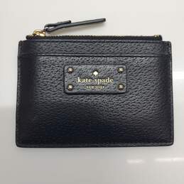 KATE SPADE NEW YORK LEATHER 4.5in x 3in COIN & CARD WALLET