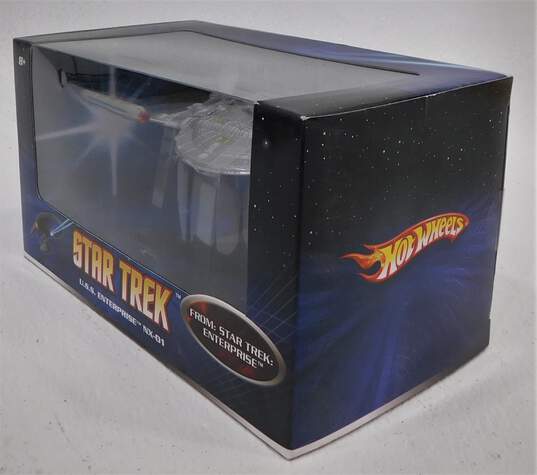 NEW Sealed Mattel Hot Wheels Star Trek USS Enterprise NX-01 Die Cast Metal Ship image number 2