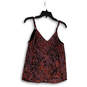Womens Multicolor Animal Print Spaghetti Strap Pullover Tank Top Size XS image number 2