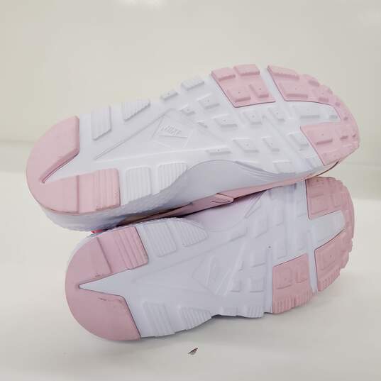 Nike Girls' Huarache Run Pink Foam Sneakers Size 7Y image number 4
