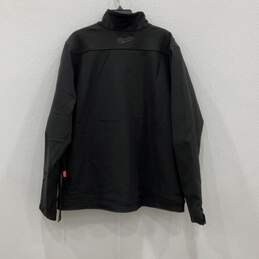 Milwaukee Mens Black Long Sleeve Full-Zip Windbreaker Jacket Size Large alternative image