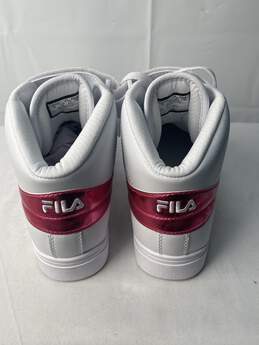 Fila Womens White Classic Pink Metallic Trim  Sneakers Size 9 alternative image