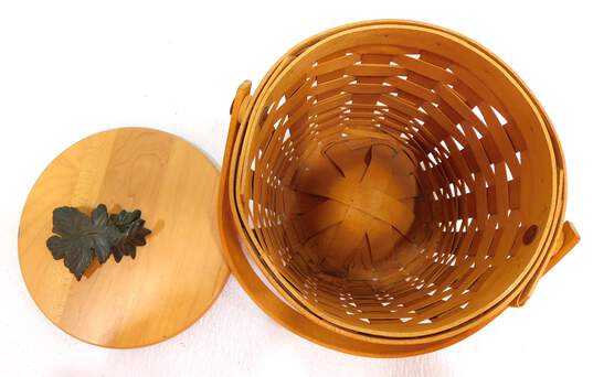 Seasonal Longaberger Baskets Fall Autumn Assorted Sizes image number 7