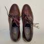 Ted Baker Leather Oxford Shoes Burgundy 8 image number 7