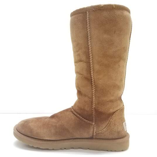 UGG Classic Tall Sheepskin Women's Boots Tan Size 6 image number 2