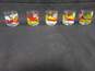5 Vintage 1978 McDonalds Garfield & Friends Glass Coffee Cups image number 2