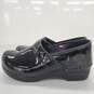 Sanita Sabel Women's Patent Leather Work Clog Shoes Size 40-Black image number 3