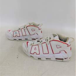 Nike Air More Uptempo White Varsity Red Outline 2018 Men's Shoes Size 11.5