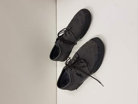 Men's Polo By Ralph Lauren Faxon Low Shoe, Denim & Charcoal Grey, Size 10 image number 3